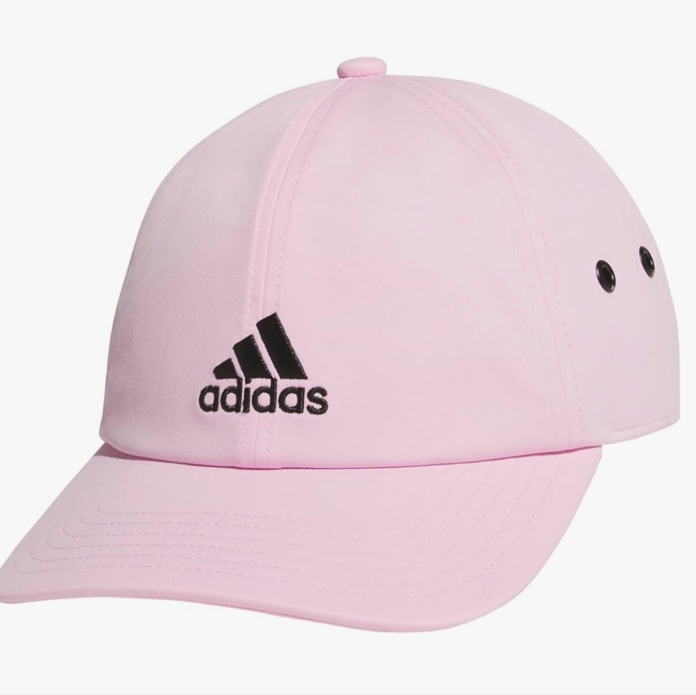 💕HP💕Adidas Light Pink Cap with Black Logo